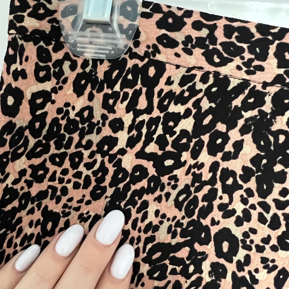 NWT Suzy Shier Animal Print Midi Skirt - Picture 8 of 8